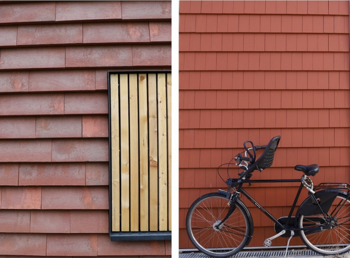 Hanging Facade Tile Systems by Steffen Sten ApS