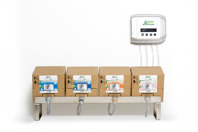 Green Care Professional Kliks laundry set by tana-Chemie GmbH and Werner & Mertz Group